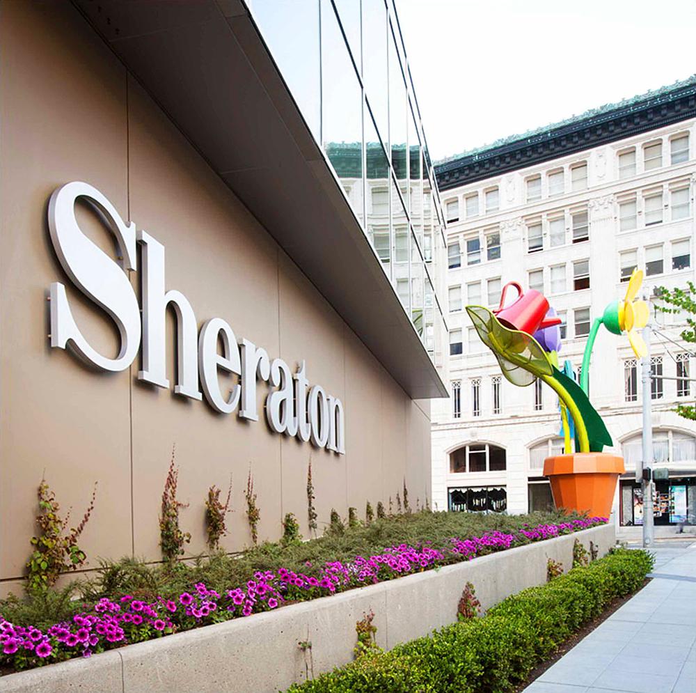 Sheraton hotel building exterior